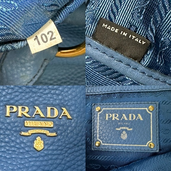 💯 Authentic Prada Two-Way Leather Tote Bag🍀 - Picture 10 of 17